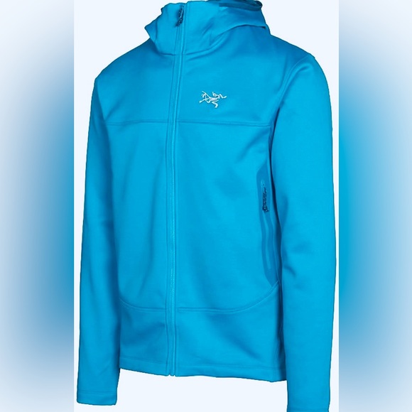 ARCTERYX MENS ARENITE XXL BLUE TETRA FULL ZIP NWOT RARE HOODY. ULTRA COMFY GEAR! - Picture 14 of 15